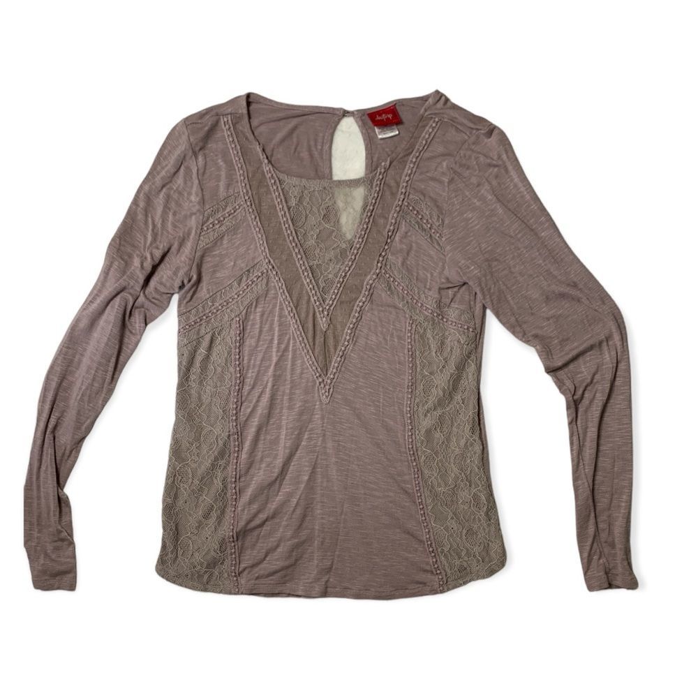 Daytrip Long Sleeve Lace Blouse SZ Small